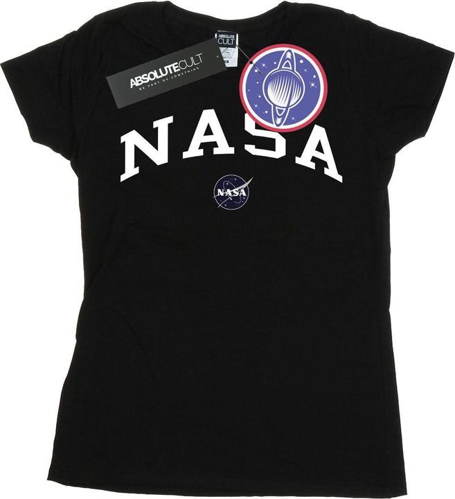 Actual product image Nasa Womens/Ladies Collegiate Logo Cotton T-Shirt (M)