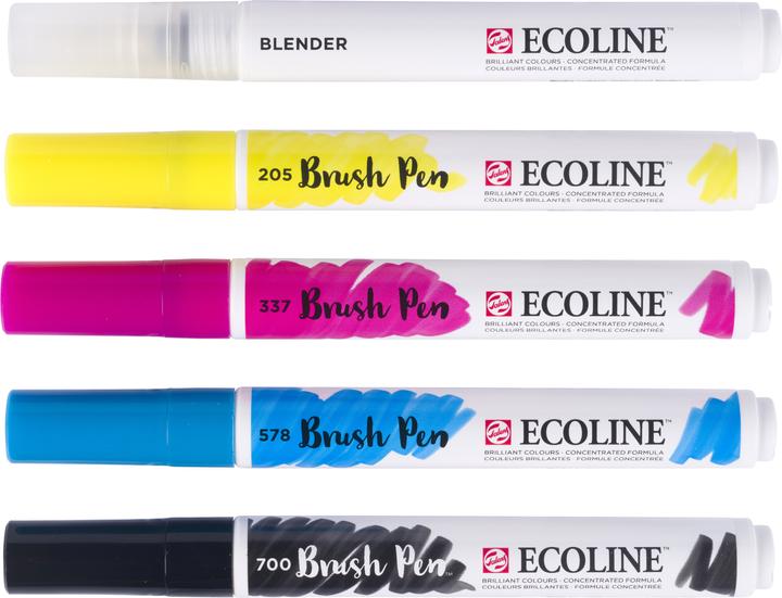 Image du produit Talens ECOLINE Brush Pen (Multicolore, 5 x)