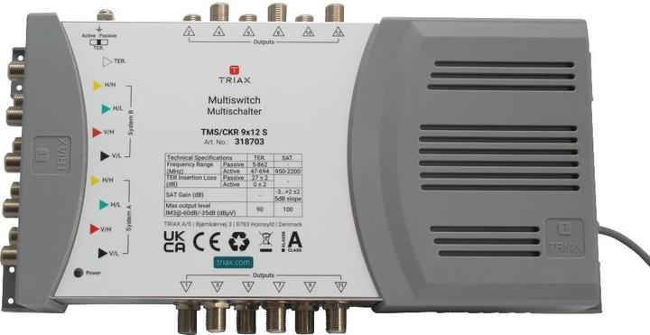 Triax TMS/CKR 9x12S DiSEqC-Multischalter 9/12 (Multischalter)
