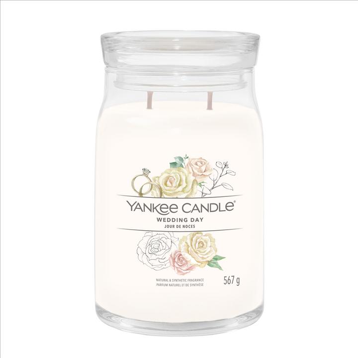 Actual product image Yankee Candle Scented Candle Wedding Day Signature Large Jar