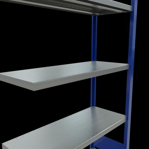 Produktbild Schulte Lagertechnik Stecksystem Anbauregal MULTIplus250 mit Längenriegel