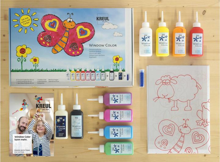 Produktbild Kreul Window Color Set Extra (Mehrfarbig, 800 ml)