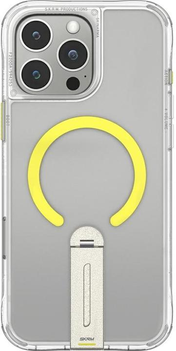 Produktbild Skinarma Case Helix for iPhone 16 Pro Max Magnetic Charging 360 Rotating Stand transparent (Apple iPhone 16 Pro Max)