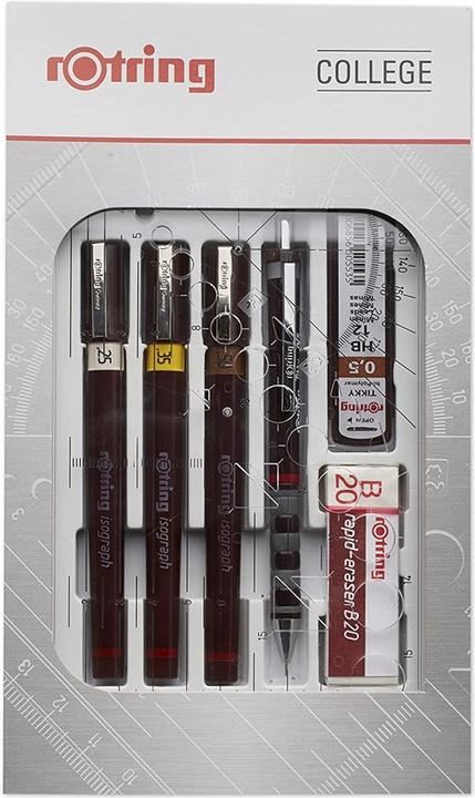 Rotring set di penne universitarie isografiche