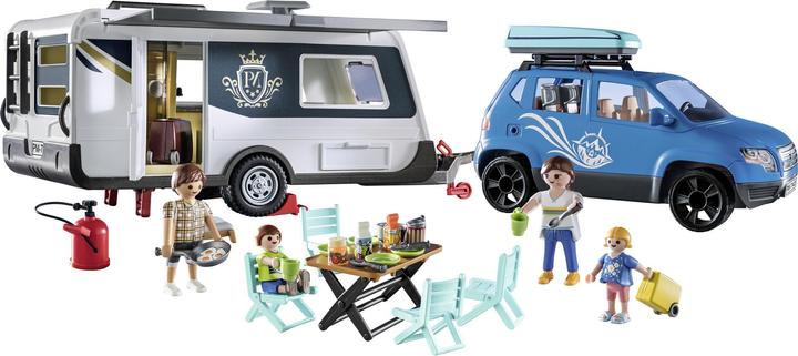 Image du produit Playmobil 71423 Caravane avec voiture (71423, Playmobil Family Fun)