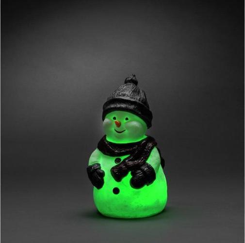 Actual product image Konstsmide LED Snowman LED Plastic Snowman, 38 cm, RGB