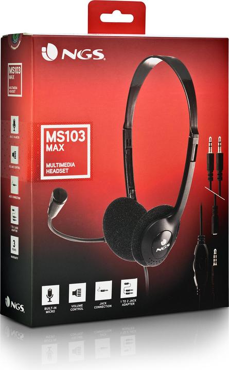 Image du produit NGS MS103 MAX (ANC, Filaire)