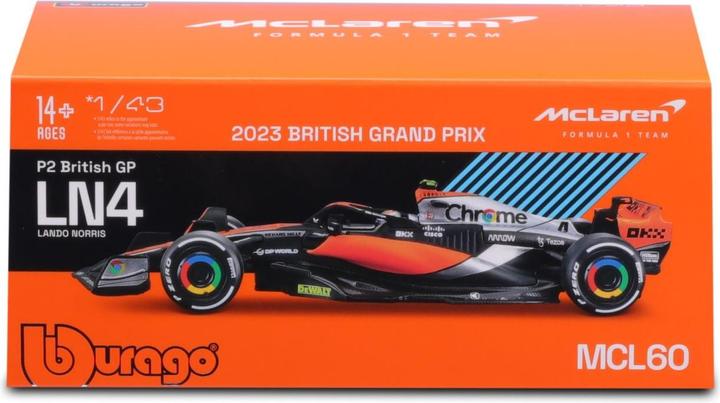 Produktbild Bburago McLaren F1 Team MCL60 Norris 2023