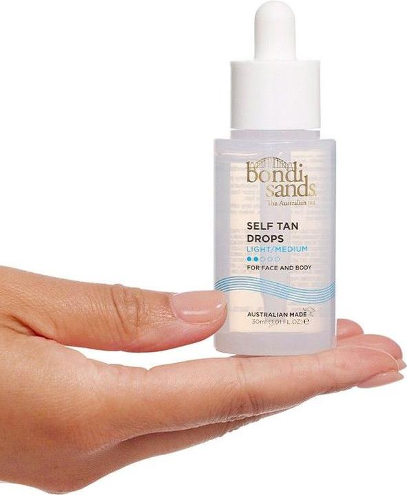 Actual product image Bondi Sands Face Drops - Face Drops Light/Medium (Self tanning serum, 30 ml)