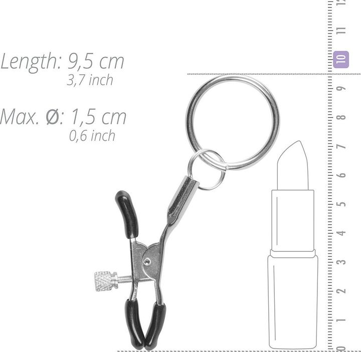 Actual product image Easytoys Nipple Clamps