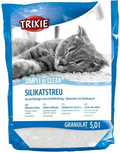 Produktbild Trixie Simple'n'Clean Silikatstreu (Schnell absorbierend, 2.24 kg)