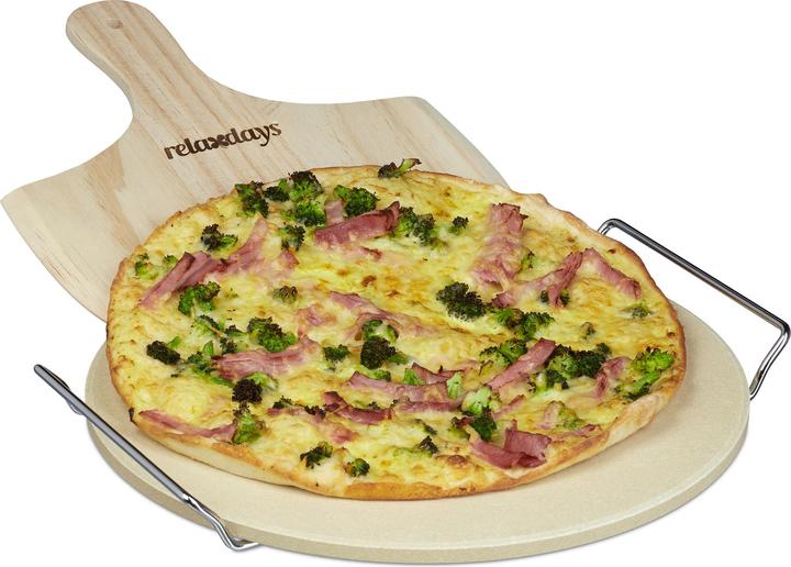 Actual product image Relaxdays Pizza stone set