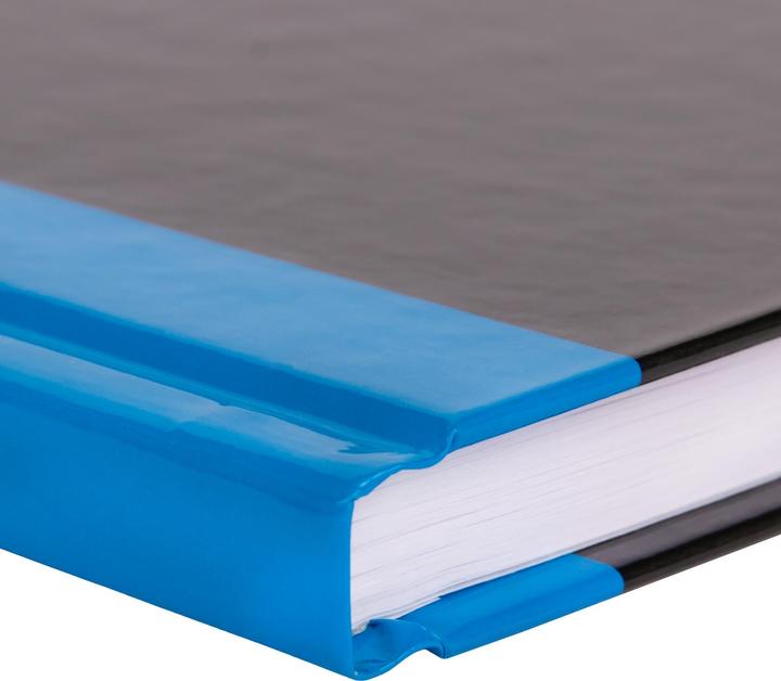 Produktbild Idena Kladde A7 liniert schwarz blau FSC-Mix (A7, Liniert, Harter Einband)