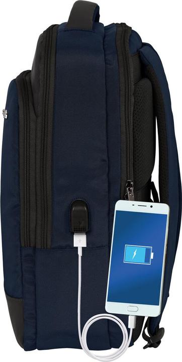 Immagine prodotto Safta Zaino per laptop e tablet con porta USB Business Blu scuro (29 x 44 x 15 cm)