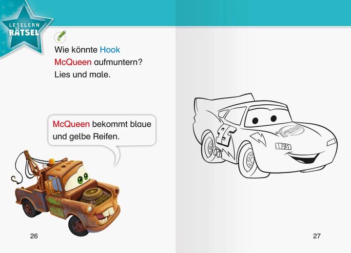 Actual product image Ravensburger Disney Cars: Beste Freunde – Lesen lernen mit den Leselernstars – Erstlesebuch – Kinder ab 6 Jahren (German, Sarah Dalitz, 2024)