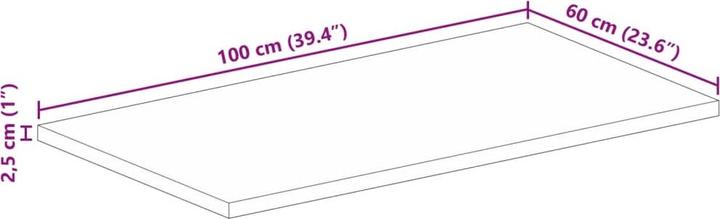 Actual product image VidaXL Kineta (100 x 60 x 2.5 cm)