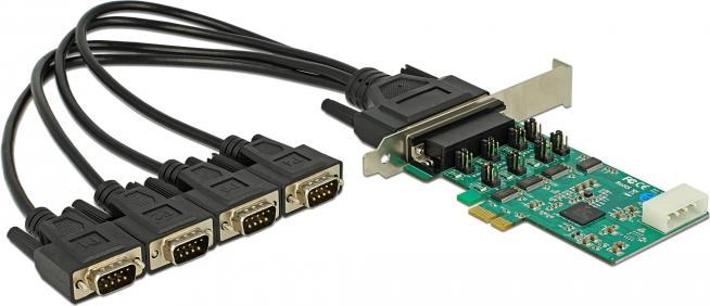 Image du produit Delock Carte PCI Express > 4 x série RS-232