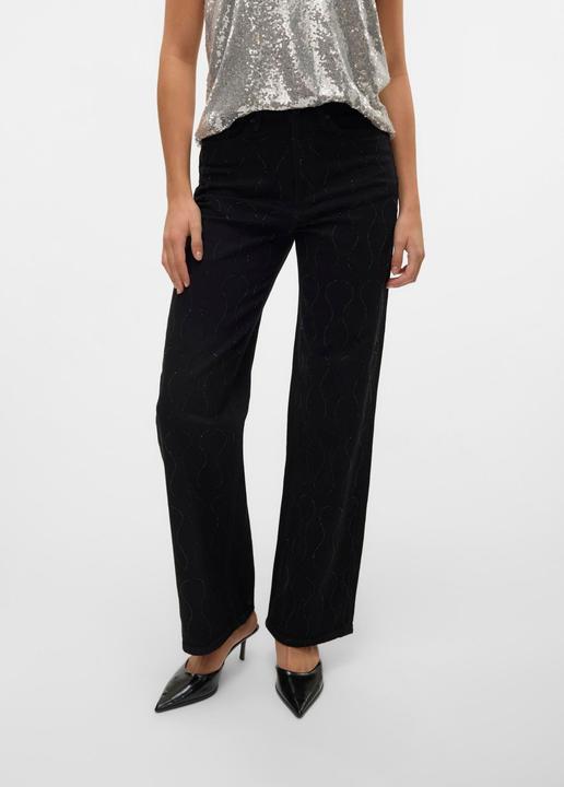 Produktbild Vero Moda VMTESSA Hohe Taille Weiter Beinschnitt Jeans Weit geschnitten (W29/L30)