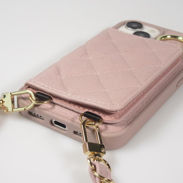 Image du produit PhoneLook Coque Cuir matelassé avec miroir et compartiment carte inclus grande lanière amovible (Apple iPhone 15)