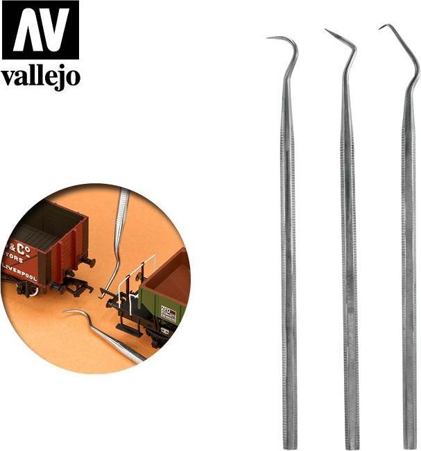 Immagine prodotto Vallejo Set di 3 sonde in acciaio inox (T02001)