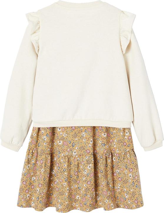 Actual product image Vertbaudet Girls' set: shirt dress & cardigan (158)