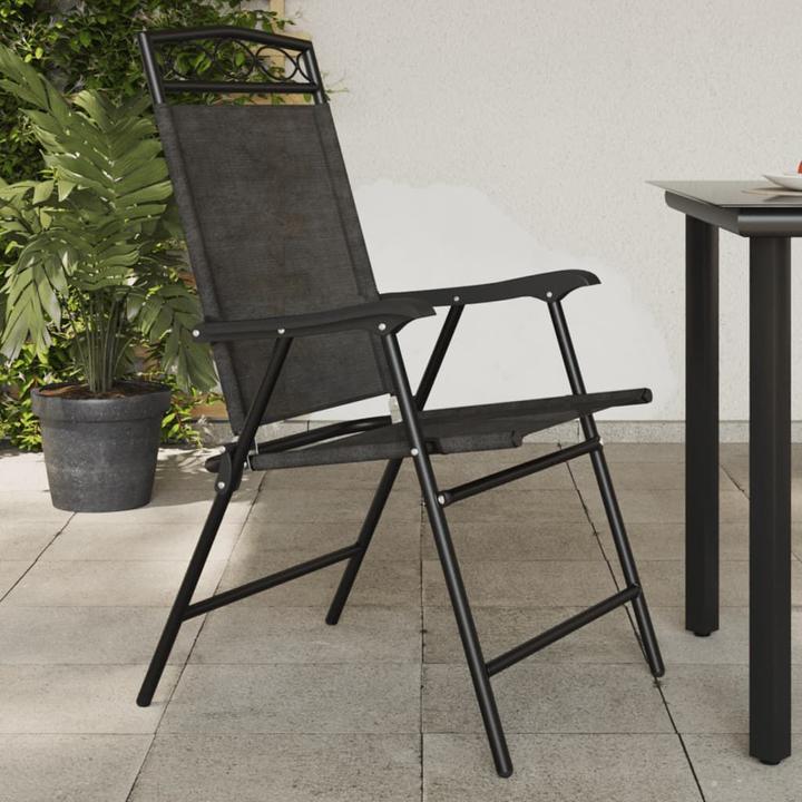 Produktbild VidaXL Klappbare Gartenstühle 2 Stk. und Textilene