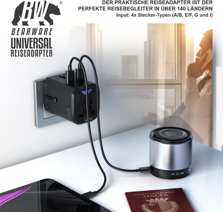 Produktbild Bearware Universal Reisestecker