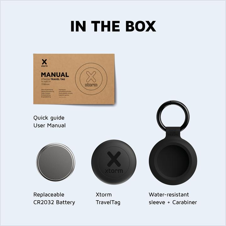 Produktbild Xtorm TravelTag 1 stück - IP64 (Apple)