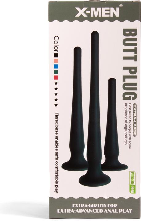 Produktbild X-Man X-MEN Butt Plug Grösse S Schwarz