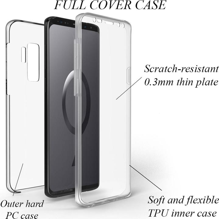 Image du produit Nalia Étui pour téléphone portable 360 degrés (Samsung Galaxy S9+)