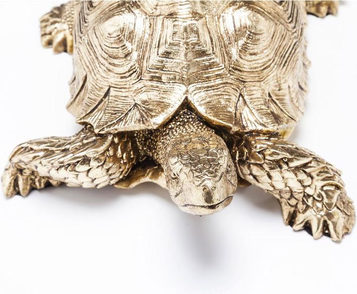 Image du produit Designlife Figurine décorative Turtle doré PM (14,5 x 30 x 25,5 cm)