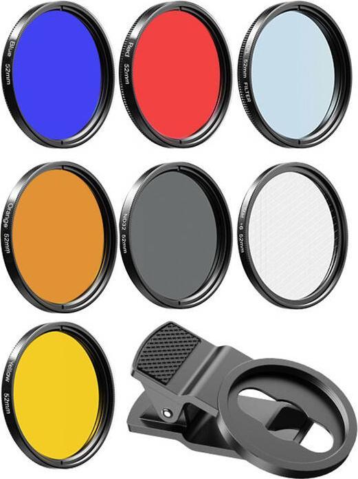 Apexel Mobile filter lens kit APL-52UV-7F 52mm 7in1 (UV filter)