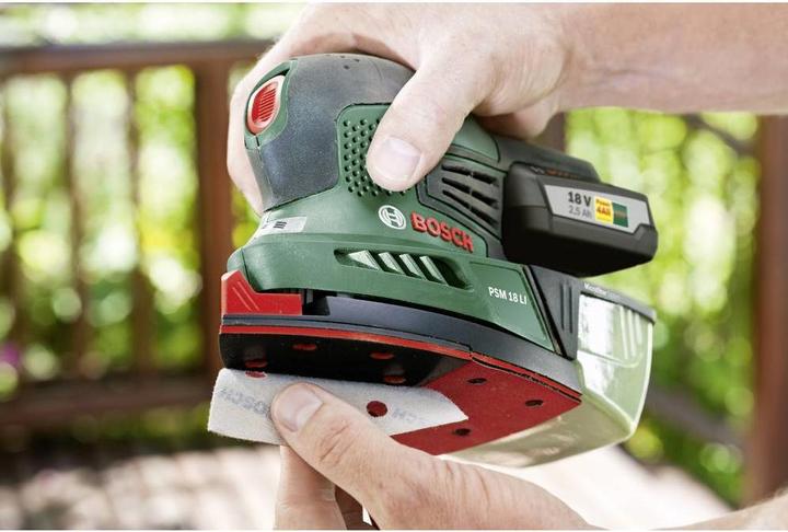 Image du produit Bosch Home & Garden PSM 18 LI, 1 batterie (Ponceuse multi)