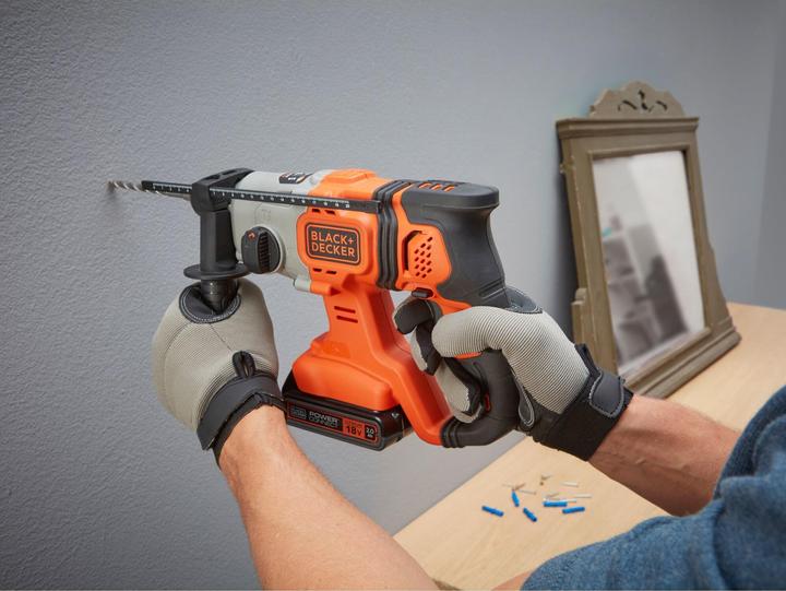 Productafbeelding Black & Decker Black+Decker 18V SDS PLUS boormachine 2,5Ah (Oplaadbare batterij)
