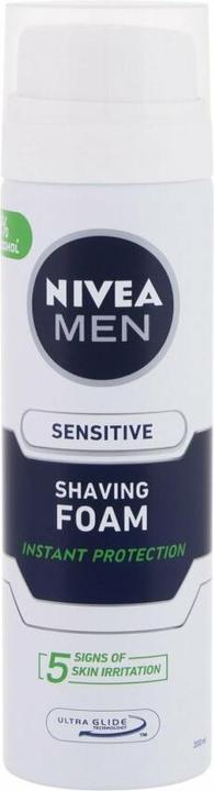Immagine prodotto Nivea Men Uomini sensibili (200 ml, Schiuma da barba)