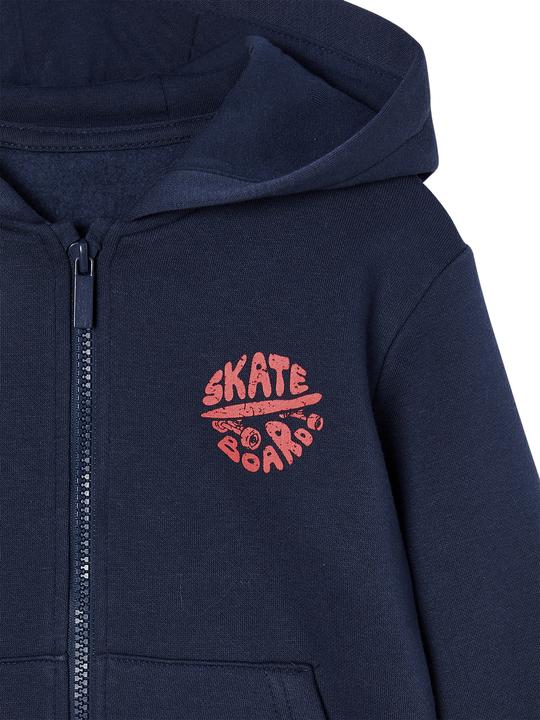 Image du produit Vertbaudet Sweat à capuche garçon BASIC en polyester recyclé (92)