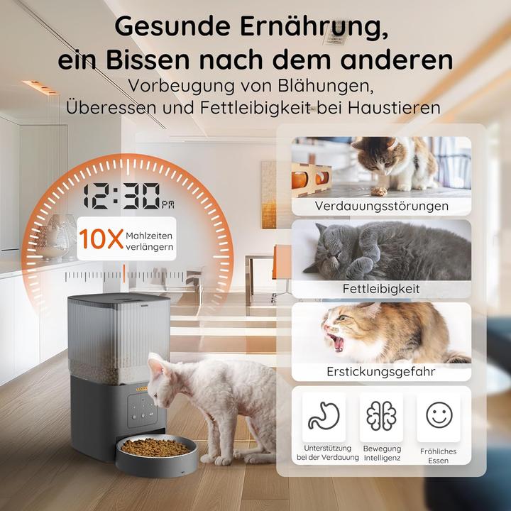 Actual product image Wopet Katzenfutterspender (4 l)