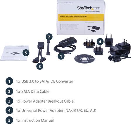 Produktbild StarTech USB 3.0 to SATA IDE Adapter