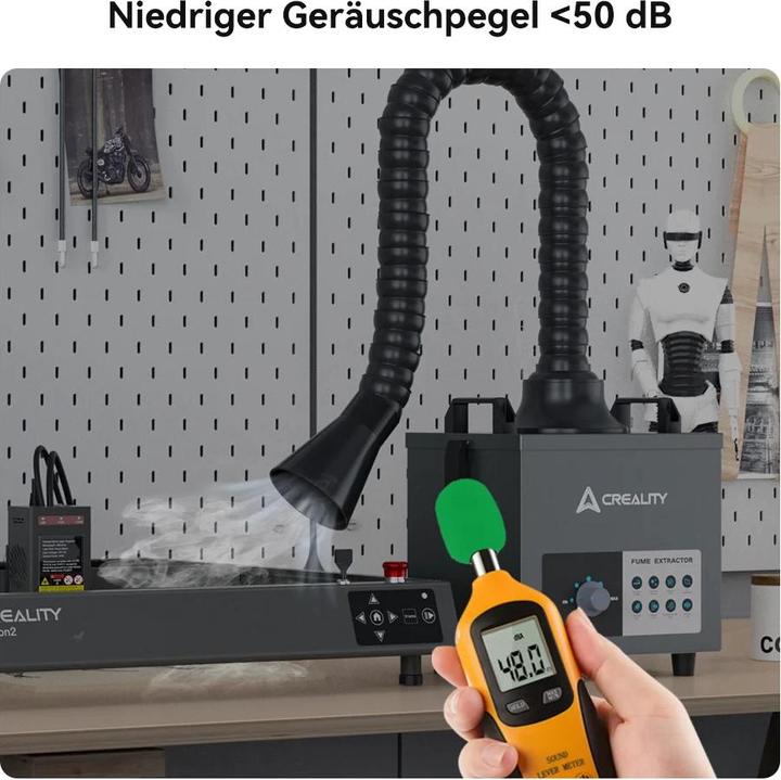 Image du produit Creality extracteur de fumée portable avec filtre (Nettoyage)
