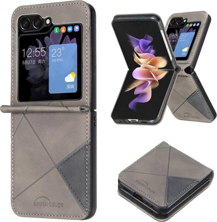 Productafbeelding Cover-Discount Galaxy Z Flip6 - Hoesje met twee kleuren (Samsung Galaxy Z Flip6)