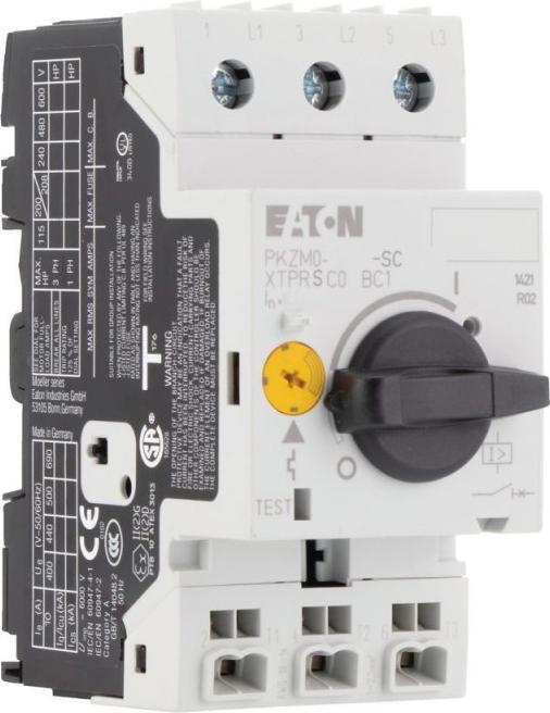 Actual product image Eaton Electric GmbH Motor-protective circuit-breaker PKZM0-2.5-SC 3-pole manually operated