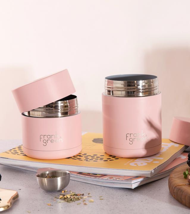 Image du produit Frank Green Food-Canister en acier inoxydable et céramique