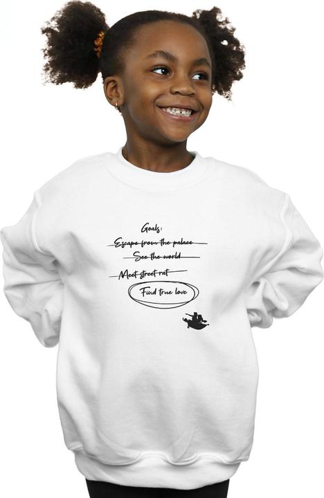 Produktbild Disney Aladdin Jasmine Goals Sweatshirt Mädchen (140, 146)
