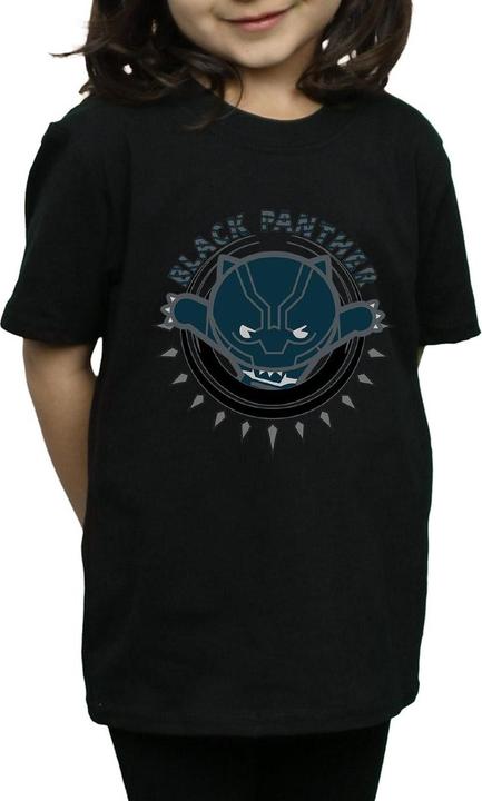 Immagine prodotto Kawaii Black Panther Pounce Maglietta Ragazze (140, 146)