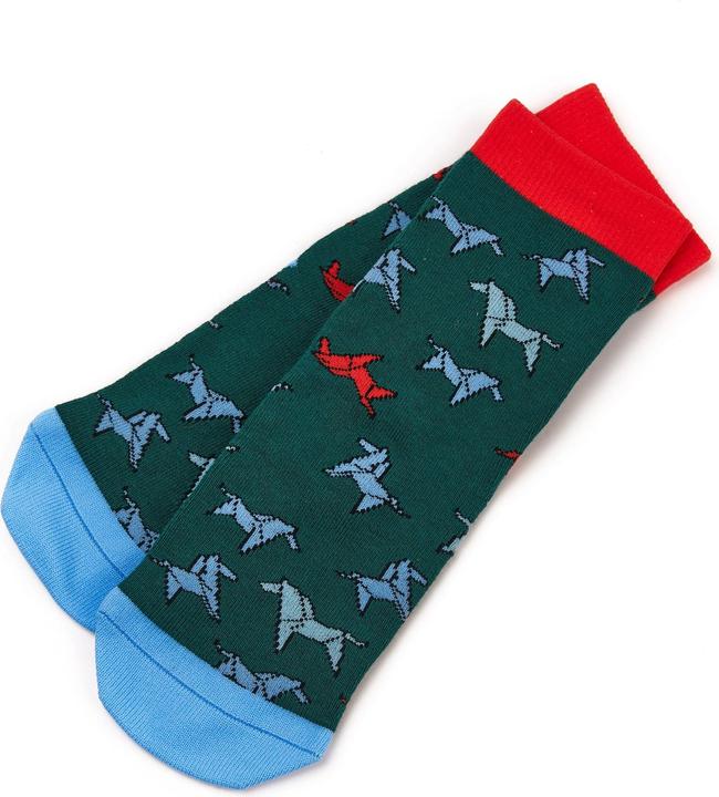 Actual product image Tikaboo Children/Kids Horse Bamboo Ankle Socks (One size)