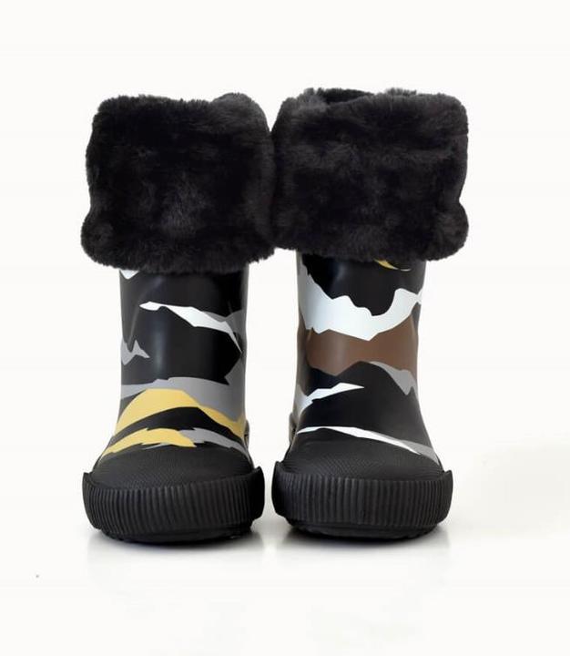 Actual product image Boxbo Rain boots faux fur Mountain (22)