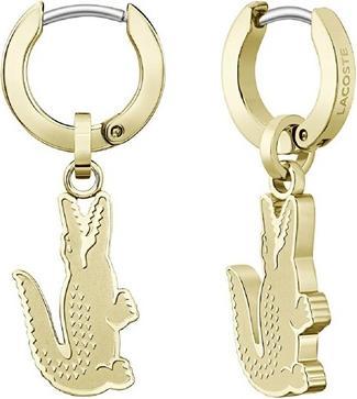 Lacoste - Gold-plated hoop earrings 2 in 1 Arthor 2040231