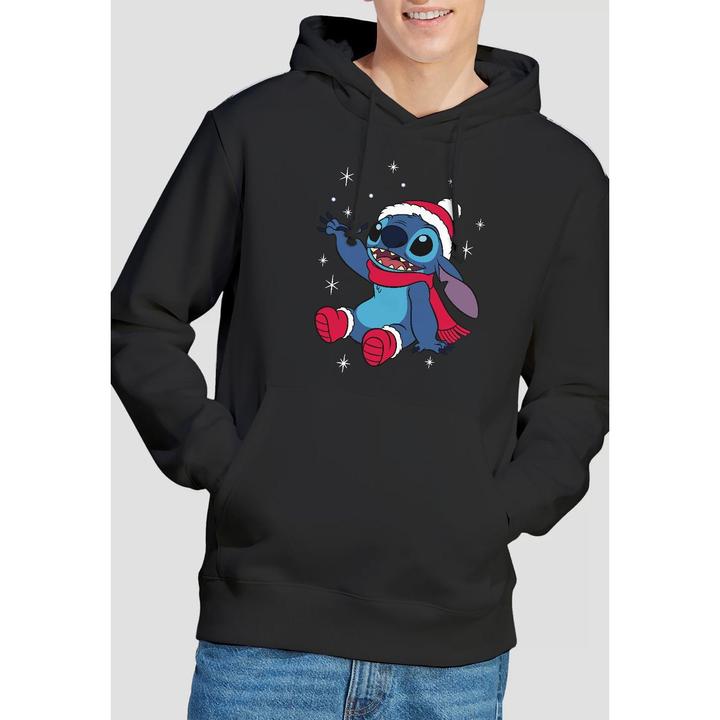 Produktbild Lilo & Stitch Kapuzenpullover weihnachtliches Design (M)