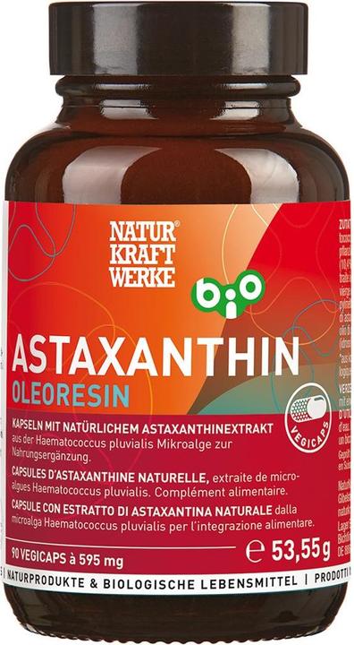 Produktbild NaturKraftWerke Astaxanthin Oleoresin (90 Stück, Kapseln, 53.55 g)