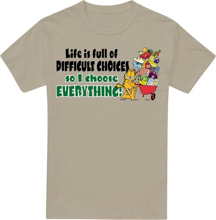 Garfield Difficult Choices TShirt